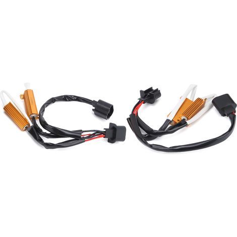 2 Stück 50W 6Ω H13 9008 LED-Metallwiderstandsadapter für Blinker / Nebelscheinwerfer (1/5)