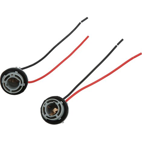 Connecteur femelle pour douille de lampe en 2 parties, fabriqué en matériau ABS, léger, portable et facile à utiliser. (1/5)