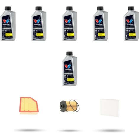 Kit tagliando 3 FILTRI e 6L OLIO compatibile con Volvo XC90 II 2.0 B6 Mild Hybrid 220kw Dal 2020 (1/4)