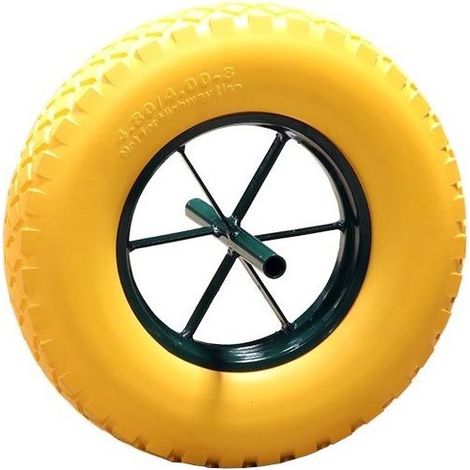 Roue increvable jante en métal 40 cm