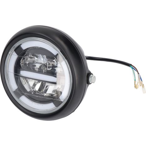 Projecteur LED Rond 7,5 Pouces Moto Phare IP66 Étanche DC12V pour Motocycle (1/5)