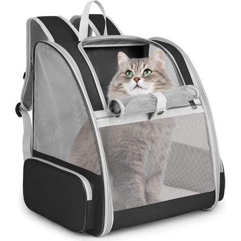 Sac à dos pour chat et chien, respirant et pliable, pour petits chats et chiens. (1/5)