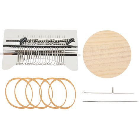 Telar De Zurcido - Telar Manual Pequeño Para Artesanía Textil - Ideal Para Remiendo Y Tejido DIY - 1 Unidad (1/5)