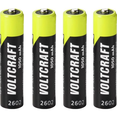 VOLTCRAFT Batteria ricaricabile Ministilo (AAA) NiMH 1050 mAh 1.2 V 4 pz. (1/4)