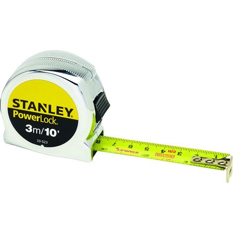 Stanley 0-33-523 Metro a nastro Powerlock, 3 m (1/3)