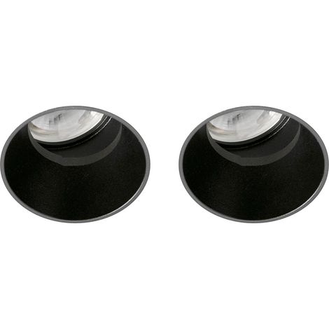 FLIC 2L Encastrable orientable Trimless noir MR11 GU10
