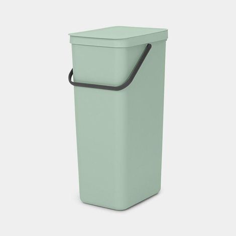 CUBO RECICLAJE SORT & GO' VERDE JADE 40 L - 21 28 26 (1/4)