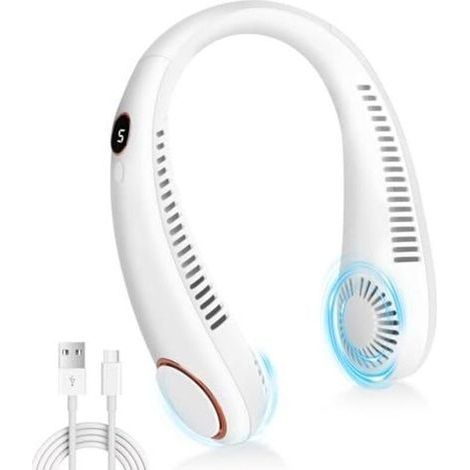 Ventilateur de cou portable sans pale Bardusch, 5 vitesses, pour bureau et usage nomade (1/5)