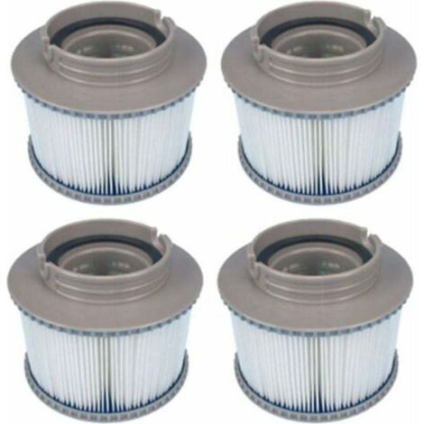 Set mit 4 Ersatzfiltern für MSPA FD2089, Filterkartusche für Schwimmbad und Whirlpool