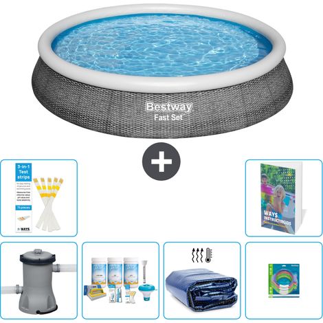 Bestway Fast Set Rund - 396x84 cm - 7-teilig  S282 (1/5)