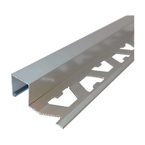 PROFILO JOLLY ALUSQUARE ARCANSAS - ALLUM ARGENTO MM 10X27 H.CM 250- 5 pezzi