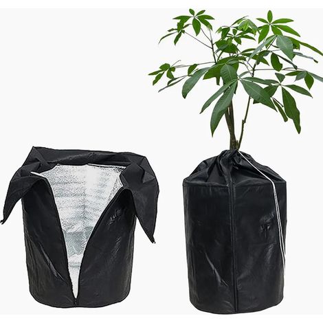Couverture anti - gel de plantes de jardin housse de protection isolante réutilisable équipement de protection des fleurs bonsaï d'hiver,3540cm (1/5)
