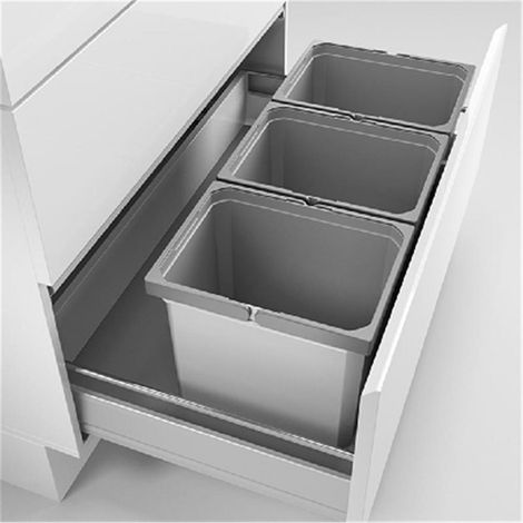 Naber Cox® Box 275 K/900-3, Abfallsammler für vorhandene Auszüge, mit Biodeckel (1/4)