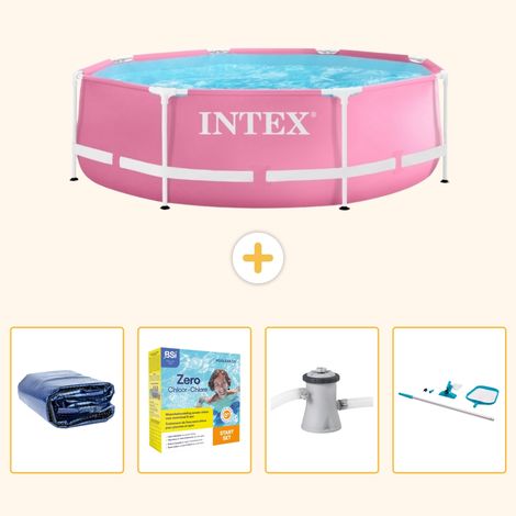Intex Piscine Tubulaire Ronde - 244x76 cm - 5-pièces  SCB14 (1/5)
