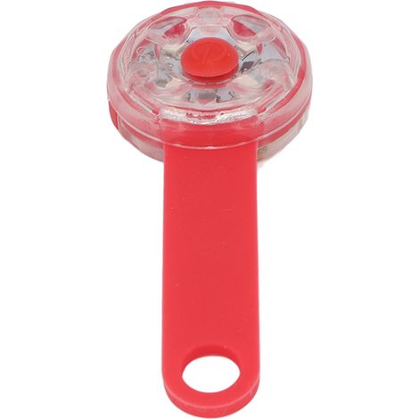 Pendentif lumineux LED pour chien, rechargeable par USB, étanche IPX7, 3 modes d'éclairage, pour collier, sac à dos ou vélo, rouge (1/5)