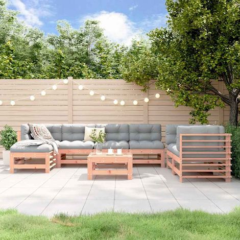 vidaXL Set Salotto da Giardino 8 pz in Legno Massello di Douglas (1/5)