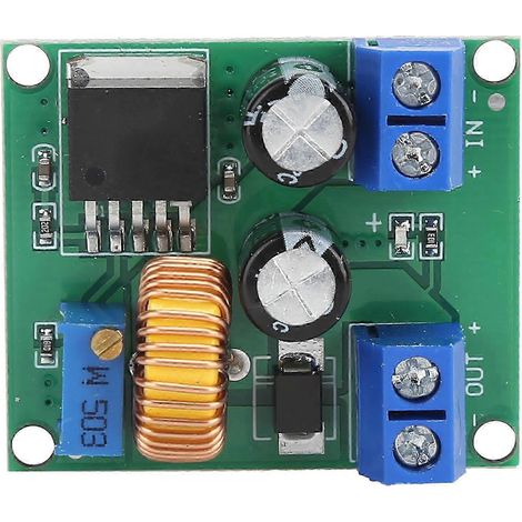 Module élévateur DC-DC réglable 3V 5V 12V vers 19V 24V 30V 36V, carte boost convertisseur de tension, alimentation ajustable, régulateur sur tension, étage de puissance, usage électronique DIY (1/5)
