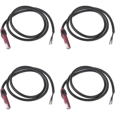 Compatible avec les photocellules de détection de flamme QRB1, lot de 4, yeux électroniques photosensibles en plastique, utilisés pour la détection des huiles usées de brûleur. (1/5)