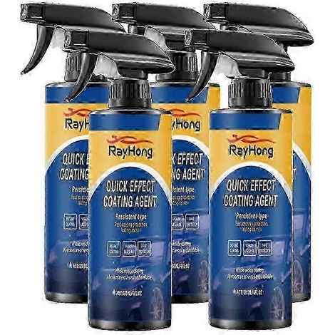 Spray de revêtement pour voitures neuves 2025, 1/2/3/5 pièces, agent de revêtement multifonctionnel à effet rapide, 5 pièces (1/5)