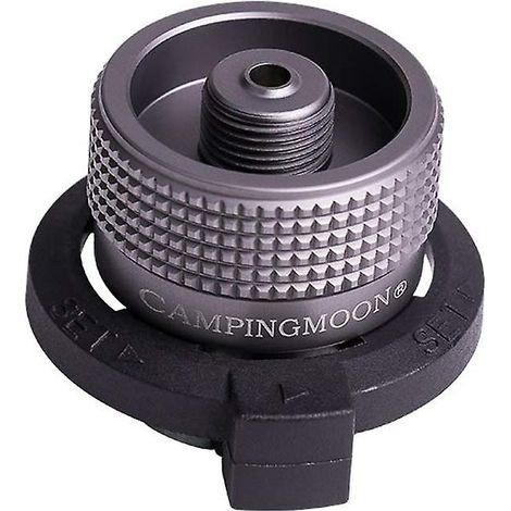 BEBUSINGOTO Adaptador de conversión bloqueable para botella con boquilla, cartucho de gas butano, bombona de gas de rosca o bombona con válvula Lindal (z11) (1/5)