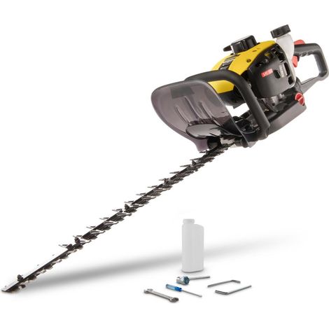 Powerplus Taille-Haie Thermique POWXG2018 - Taille Haie à Essence de 25,4 cc, Lame de 600 mm mm et Écart de 28 mm, Outillage de Jardin pour Couper les Buissons, les Haies et les Plantes (1/5)