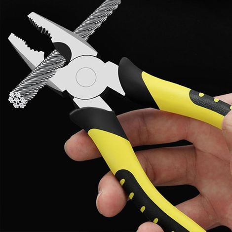 Pince à bec aiguille pour travaux électriques, pince de précision pour couper, plier et saisir, outils manuels professionnels (1/5)
