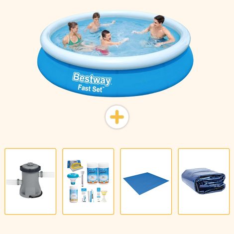 Bestway Bestway Fast Set Ronde - 366x76 cm - 5-pièces  S289 (1/5)