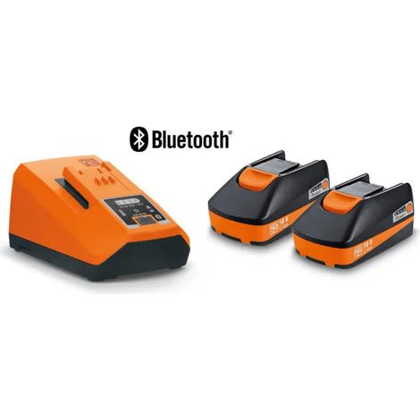 [NEUWERTIG] B-Ware Fein Akku Starter Set Batterien Ladegerät Schnellladegerät Bluetooth Usb Display