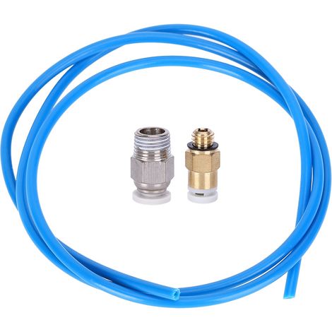 Ferndüsen-Set für 3D-Drucker, dunkelblauer PTFE-Zulaufschlauch, korrosionsbeständige Isolierung, 1,5 m / 4,9 Zoll (1/5)