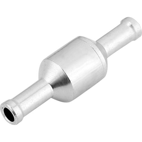 Clapet anti-retour droit en aluminium à gradins pour carburant diesel, gaz, liquide, air, unidirectionnel (6 mm) (1/5)