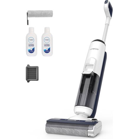 Tineco iFLOOR 5 Breeze Complete Aspirateur Laveur sans Fil pour Sols Durs, Nettoyage Sec & Humide, Auto-Nettoyage, Nettoyage des Bords, 35 Min d’Autonomie, Léger