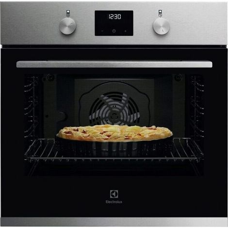ELECTROLUX KODGS24TX2 FORNO DA INCASSO ELETTRICO VENTILATO MULTIFUNZIONE 72LT AQUACLEAN - INOX (1/2)