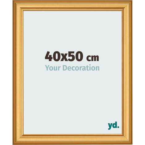 yd. - Cadre photo 40x50 - Or Mat - MDF - Lazio