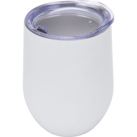 Tasse Isotherme en Acier Inoxydable 12 oz Double Paroi pour Vin, Eau et Boissons - Design en Coquille d'Œuf