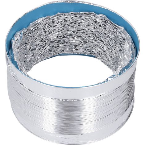 Conduit d'air en papier d'aluminium, tuyau d'aération de dessiccateur en PVC épais de 7 pouces de diamètre et 6,56 pieds de longueur (1/5)