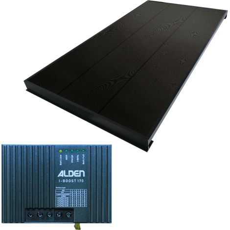 ALDEN Kiteco Sunpower Panneau Solaire 140W Black + Régulateur I-BOOST 170W