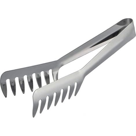 Pinza per spaghetti da cucina lunghezza 24 cm - Molla per spaghetti, pasta e insalata in acciaio inox per buffet (1/4)