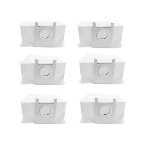 Lot de 6 sacs �� poussi��re avec filtre HEPA de rechange pour aspirateur robot Xclea H30 / H40 / PLUS QYSDJ01
