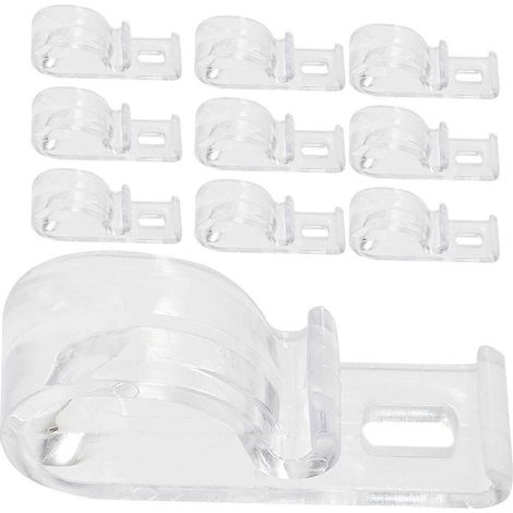 Crochets de fixation pour chaînette de sécurité transparente pour stores enrouleurs (40 pièces) (1/5)