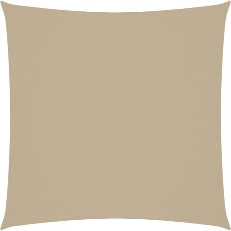 Parasol - Parasol de Jardin Voile d'ombrage en tissu Oxford carré 3,6 x 3,6 m Beige BV388219 - BonneVie (1/3)