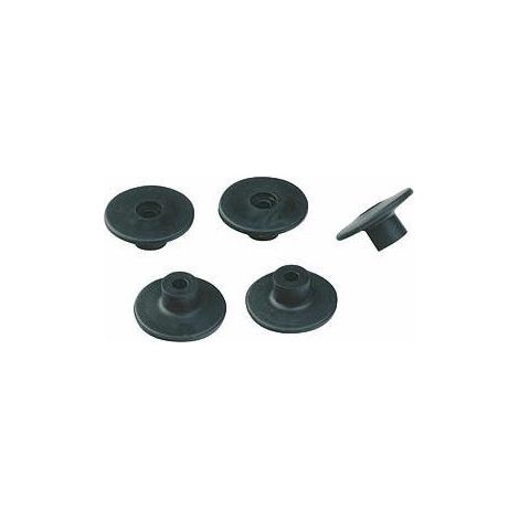 Maxter – Attache bâche remorque 30 mm – Perçage central 5 x 14 mm – Plastique résistant aux intempéries – Fixation rapide et sécurisée
