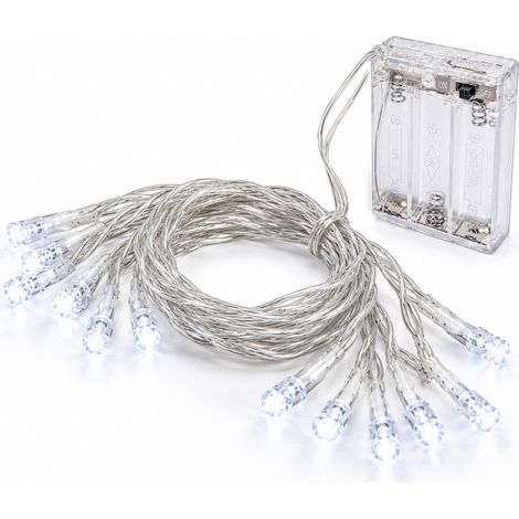 Linder Exclusiv Catena Natalizia a Batteria 50 LED Bianco Freddo (1/5)