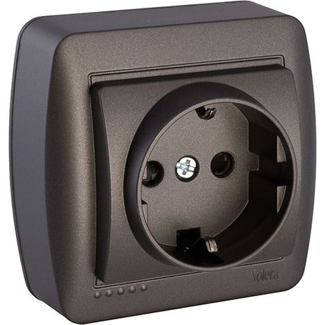 Base de enchufe Schuko 2p T/T 16A 250V Negro