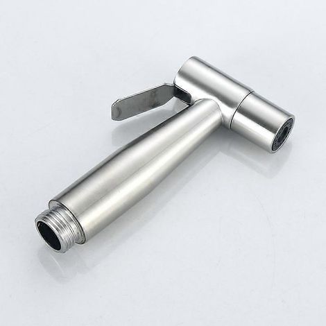 Pulvérisateur de bidet pour toilettes, kit de pulvérisateur de bidet en acier inoxydable, pulvérisateur de baignoire portatif pour toilettes (1/5)