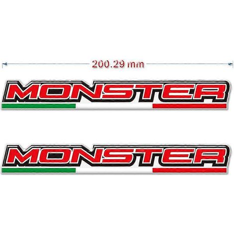 Autocollants 3D pour moto Ducati Monster 1200 SR 1200s : protection de réservoir, poignées, autocollants, kit de protection pour les genoux, protection de réservoir et d'huile. (1/5)