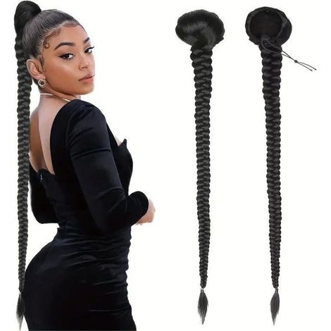 Lange und natürliche Ponytail Perücke mit 34 Zoll Länge, aus hoch (1/5)