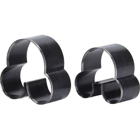 Lot de 2 matrices de découpe cuir tête de souris en acier allié outil de poinçonnage manuel pour travail du cuir 52x43x23mm 58x51x23mm avec boîte (1/5)