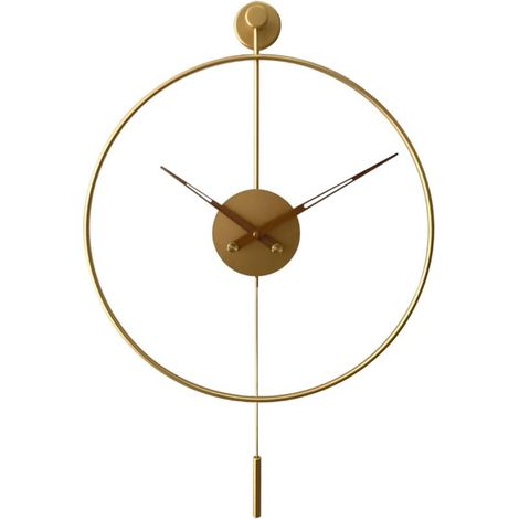 Orologio da parete silenzioso, orologio decorativo moderno per cucina, camera da letto, soggiorno, ufficio - 50 cm -Crezuo