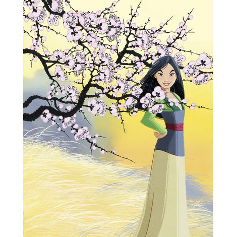 papier peint panoramique courageux mulan multicolore - Komar (1/5)