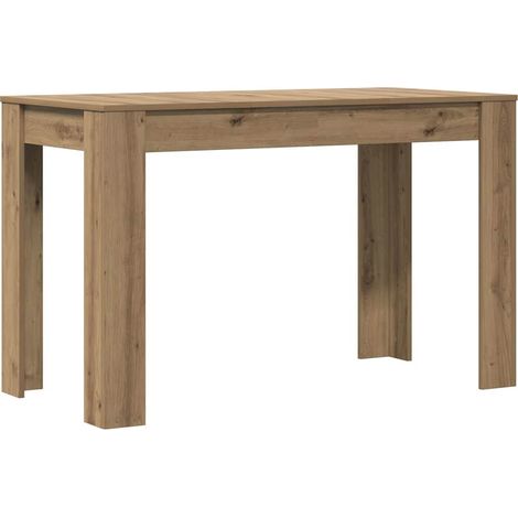 Dining Table Artisan Oak 120x60x76 cm Engineered Wood vidaXL